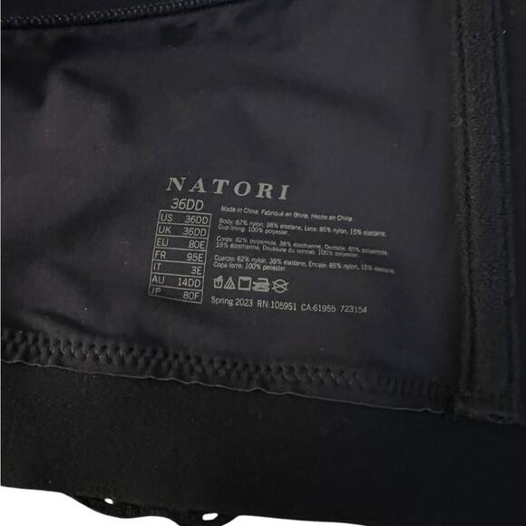 NWOT Natori 723154 Bliss Perfection Contour Soft Cup Midnight Navy– Sz 36DD - Picture 9 of 9